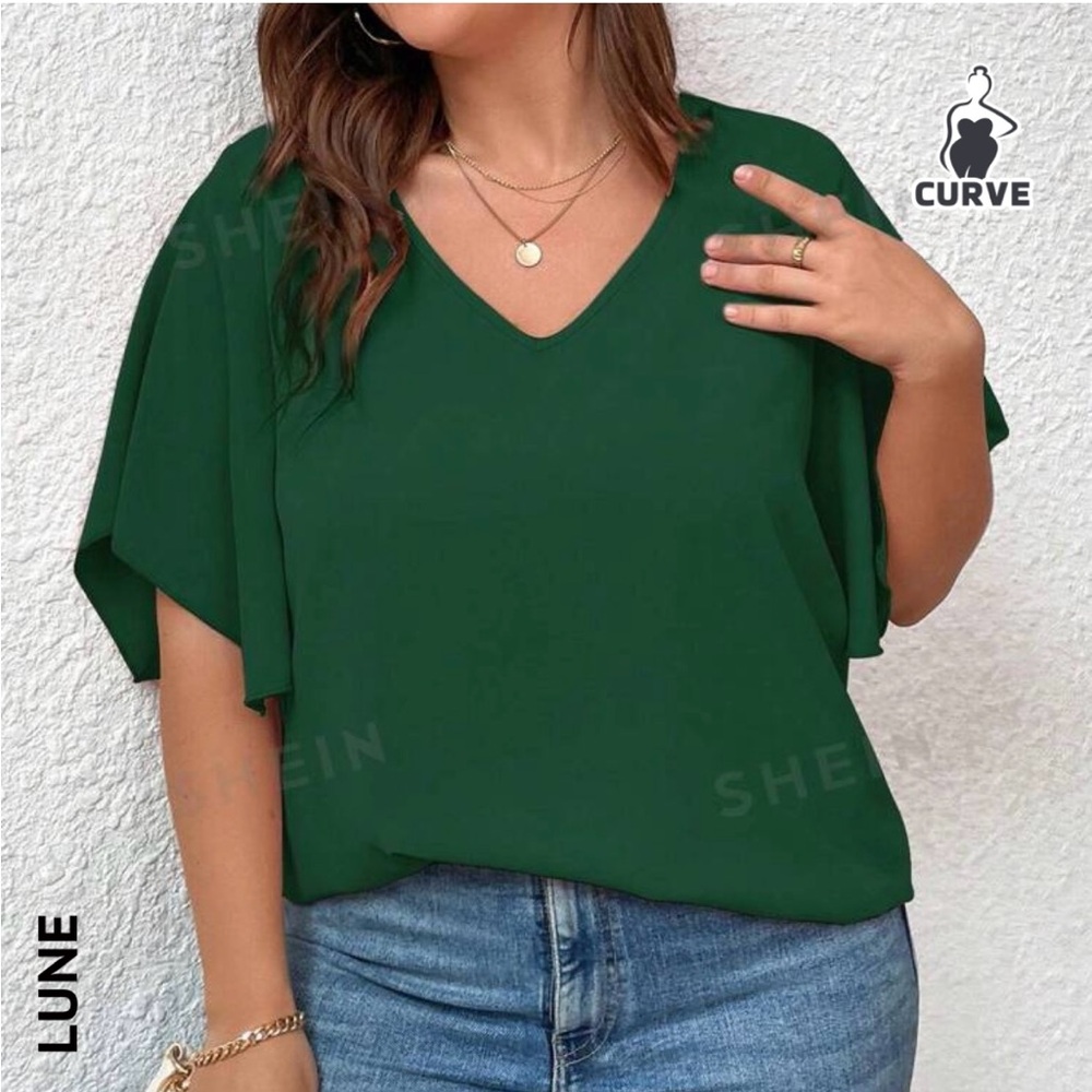 Flowy Green Blouse